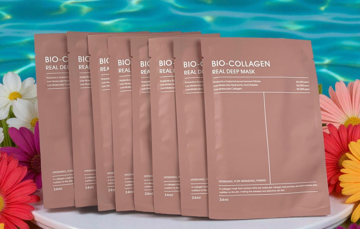 Bio-Collagen Deep Facial Lifting Mask - Pack of 8