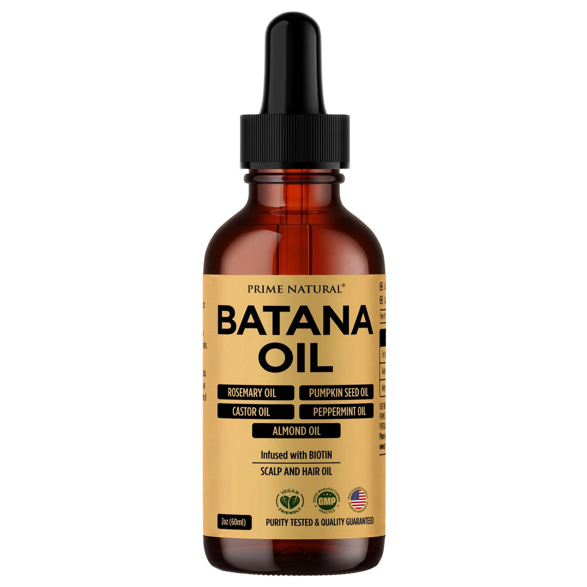 Natural Hair Oil with Batana, Rosemary & Pumpkin Seed - Nourishing 2oz