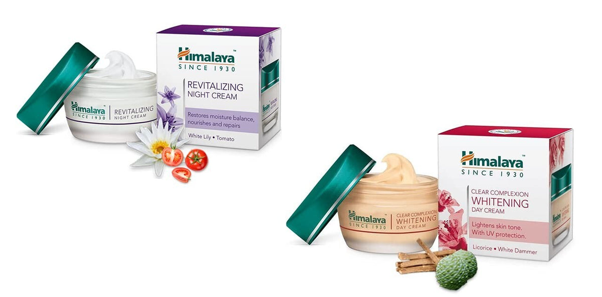 Himalaya Revitalizing Night Cream & Brightening Day Cream Set
