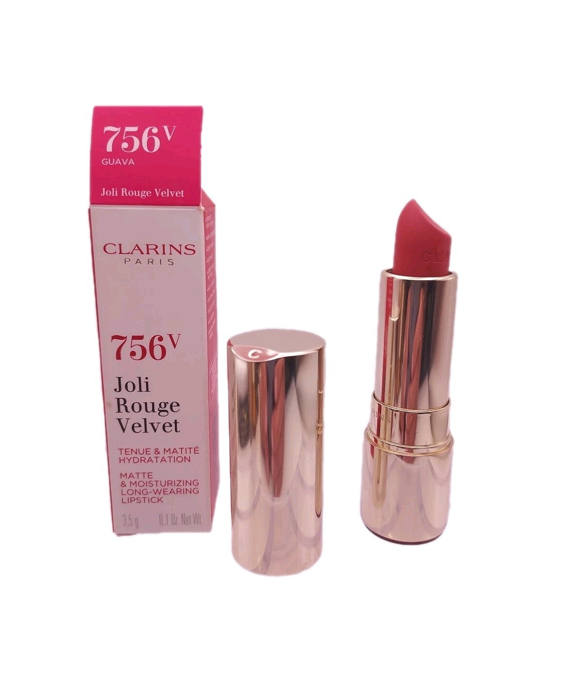 Moisturizing Matte Lipstick GUAVA 756V - Velvet Lip Color