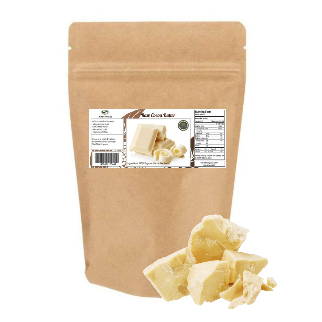 Raw Organic Cocoa Butter – Pure Unrefined Food Grade