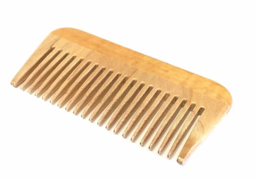 Speert Handmade Wooden Beard Comb 4 Inches Natural Finish Lightweight Grooming Tool