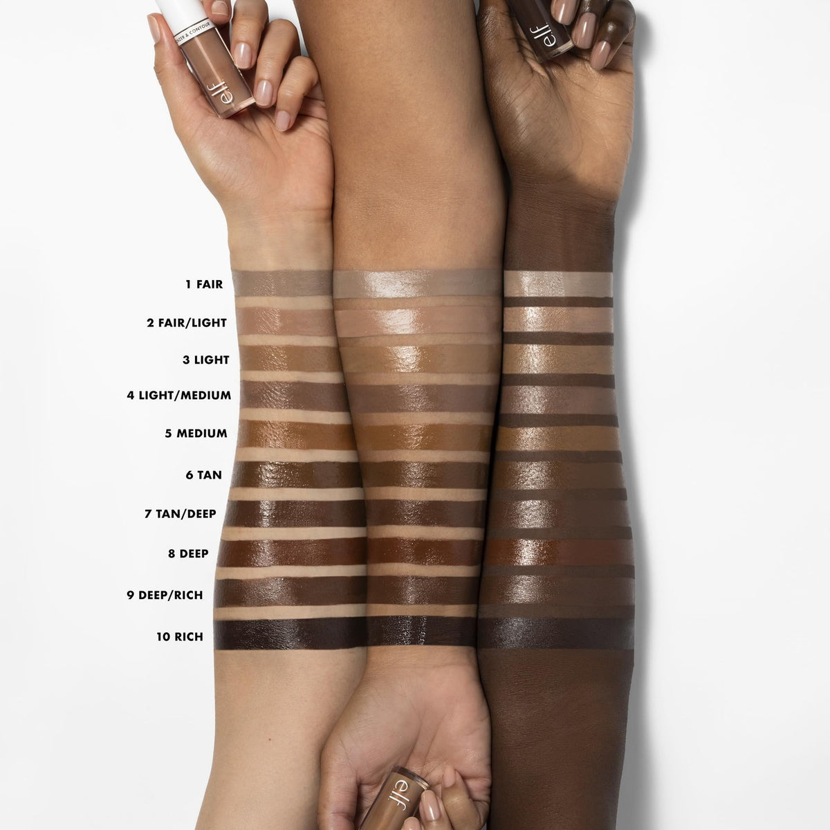 Liquid Bronzer & Contour for Face - Fair Shade, Long-Lasting Makeup