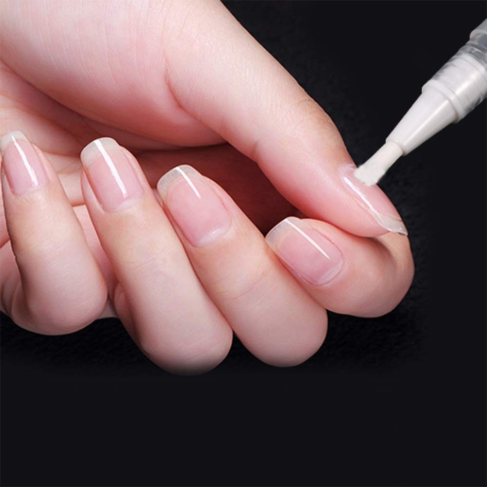 3ml Clear Plastic Nail Oil Pens with Nylon Brush Tips - 30 Pack