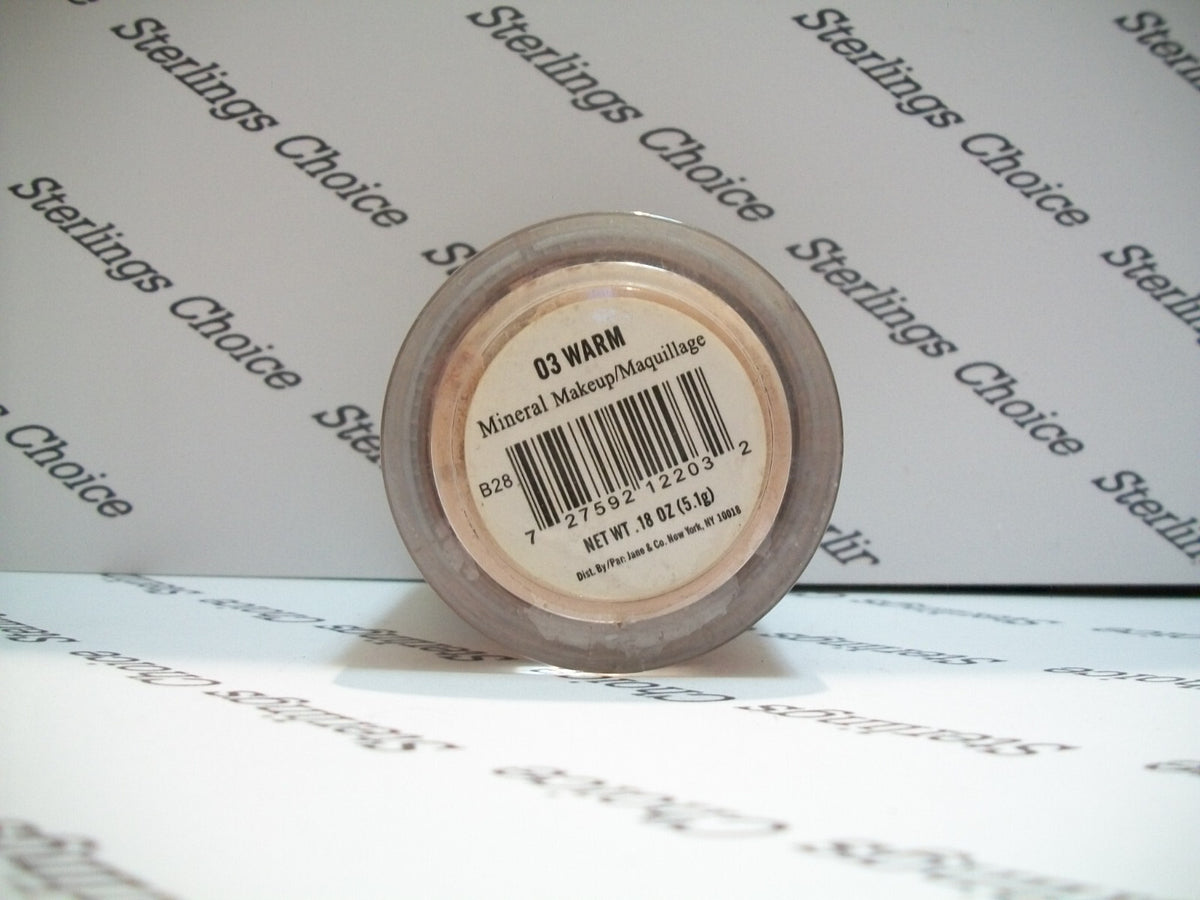 Mineral Face Makeup Powder - #03 Warm, Talc-Free, Clog-Free