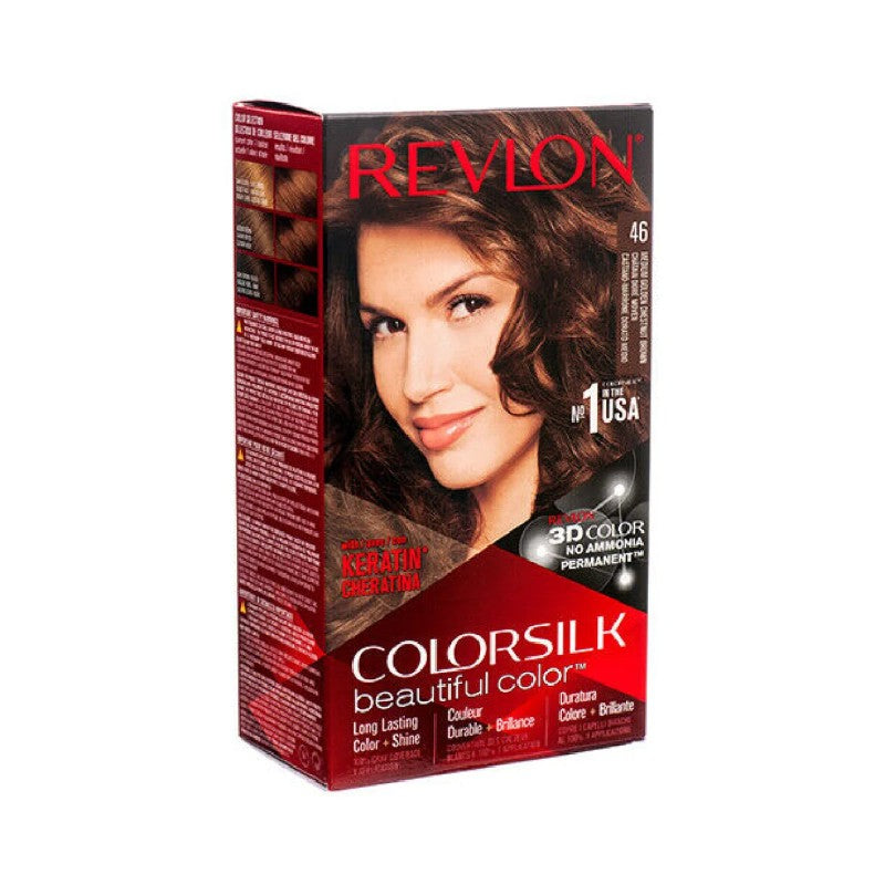 Revlon Hair Color #46 Medium Golden Chestnut B - 12 Pack