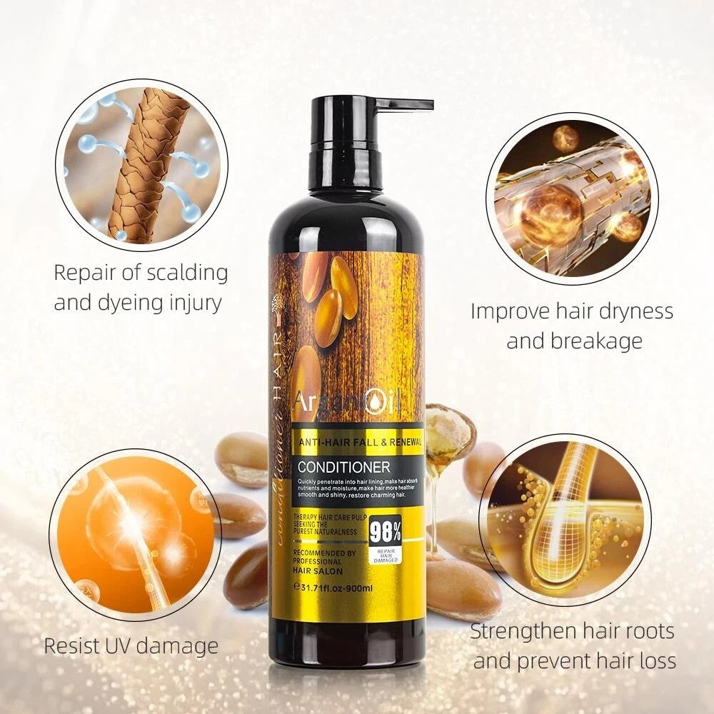 Argan Oil Conditioner 900ml Anti Hair Fall Repair