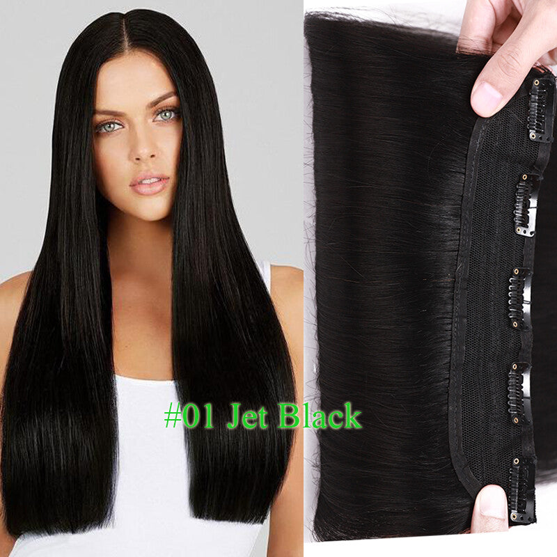 Clip-In Hair Extensions 100% Remy Human Hair Full Head Blonde & Dark Shades