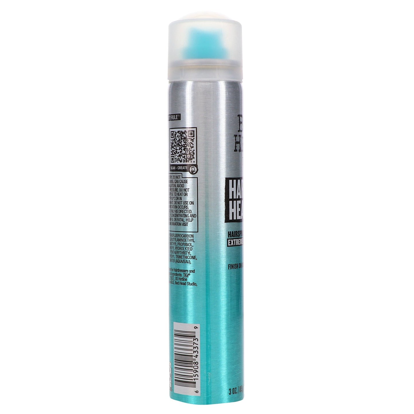 Hard Hold Hair Spray 3 oz for Stubborn Hair, Strong Style Fixative