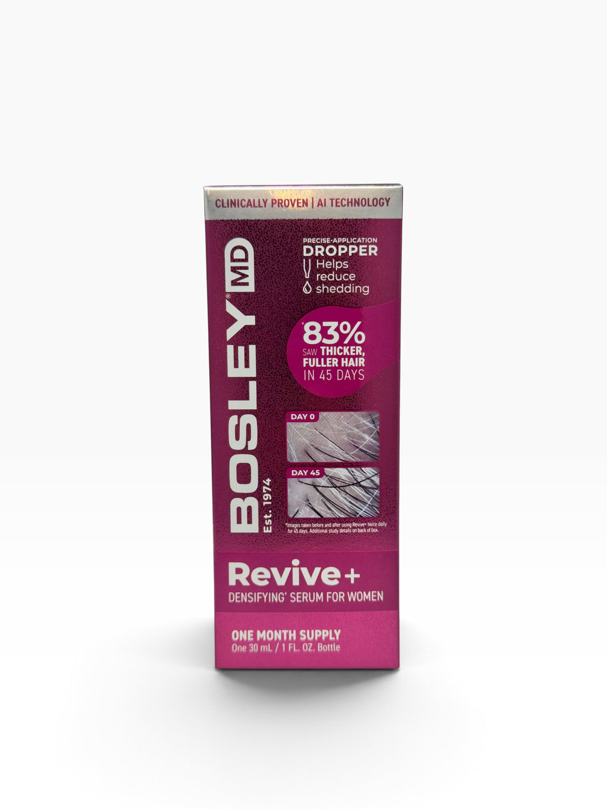 Bosley MD Revive + Densifying Hair Regrowth Serum for Women 1 fl oz
