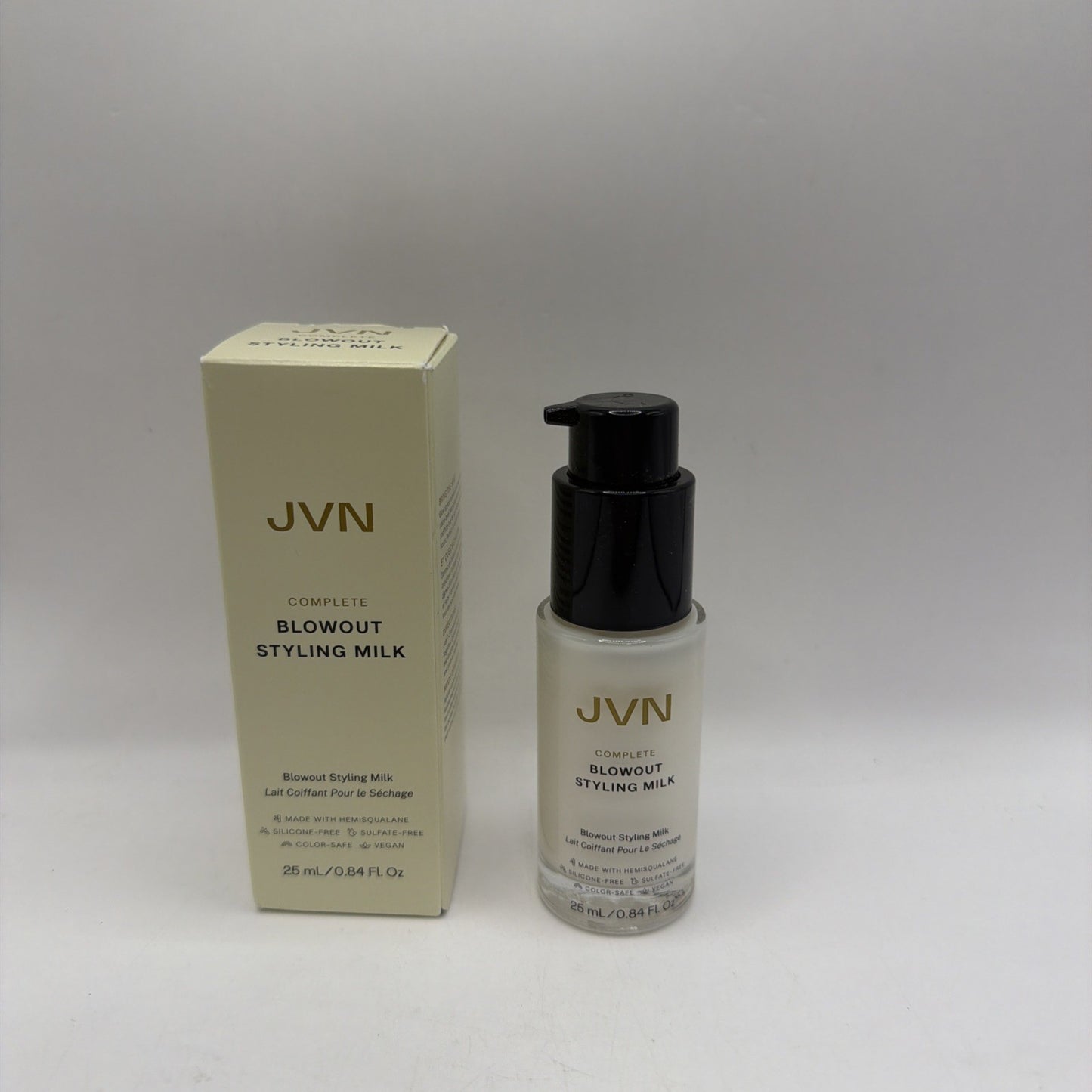 Travel Size Hair Styling Milk with Heat Protection & Frizz Control - 0.84oz