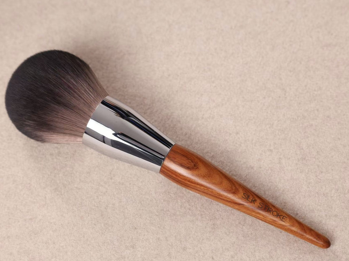 Luxury Face Powder Brush - Ultra Soft Dense Makeup Brush for Setting & Blending