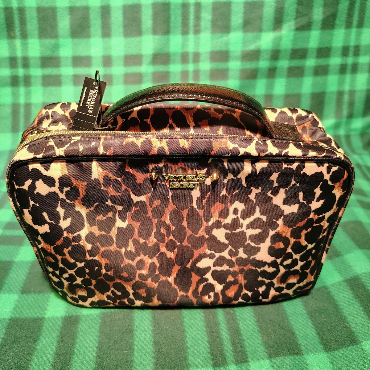 Victoria's Secret Exotic Leopard 3-Piece Makeup Bag Travel Set
