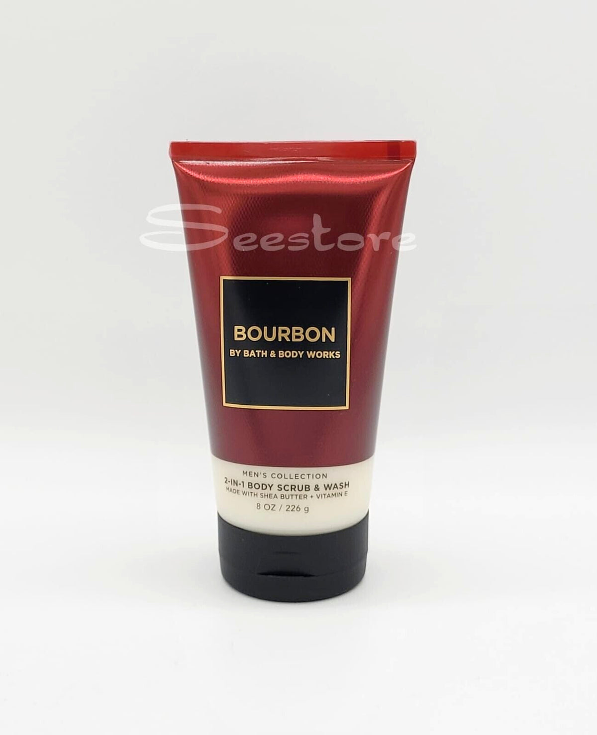 Bath & Body Works Bourbon Men's Collection 2 in 1 Scrub Wash 8 oz New
