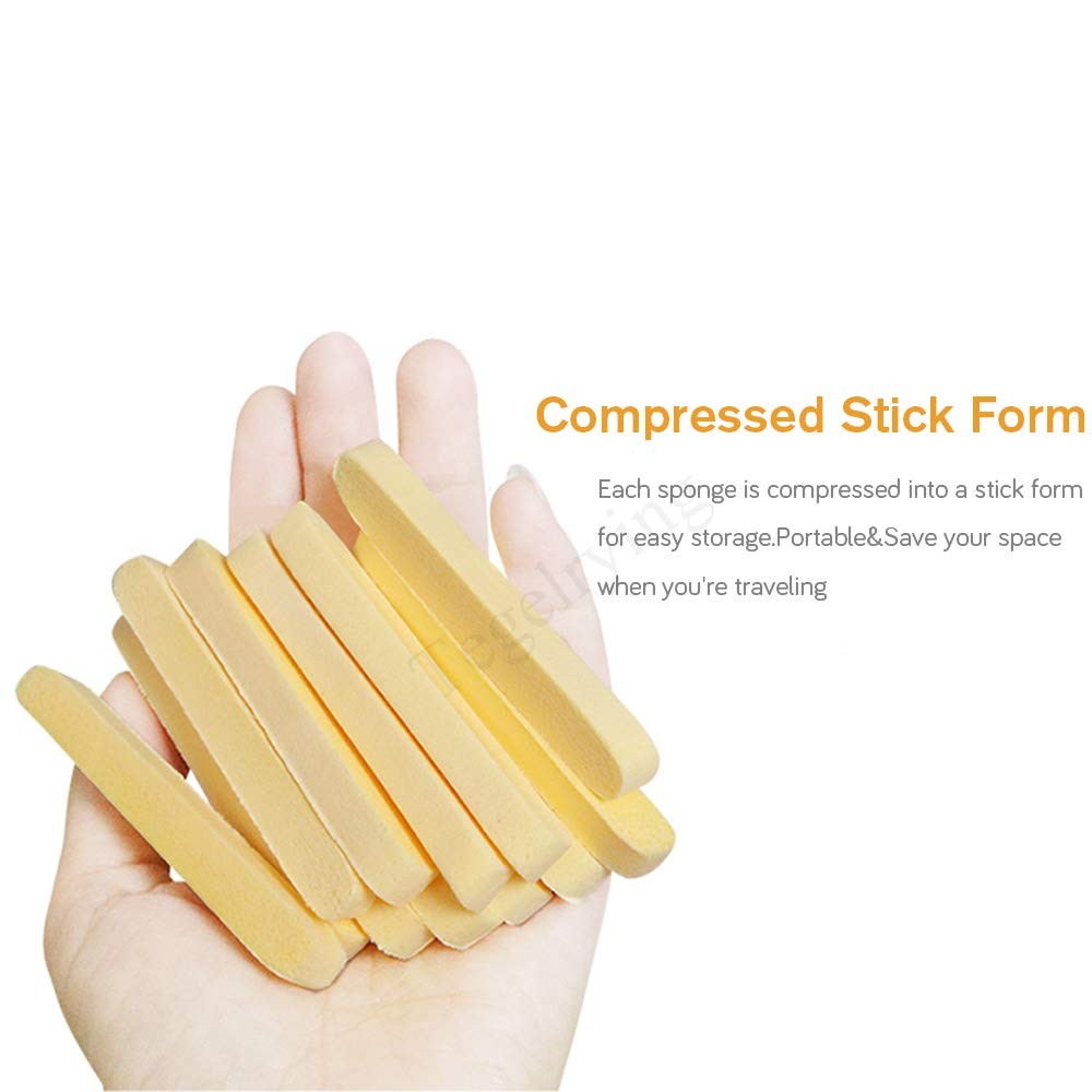 240 Pack Compressed Facial Sponges for Makeup Removal & Cleansing