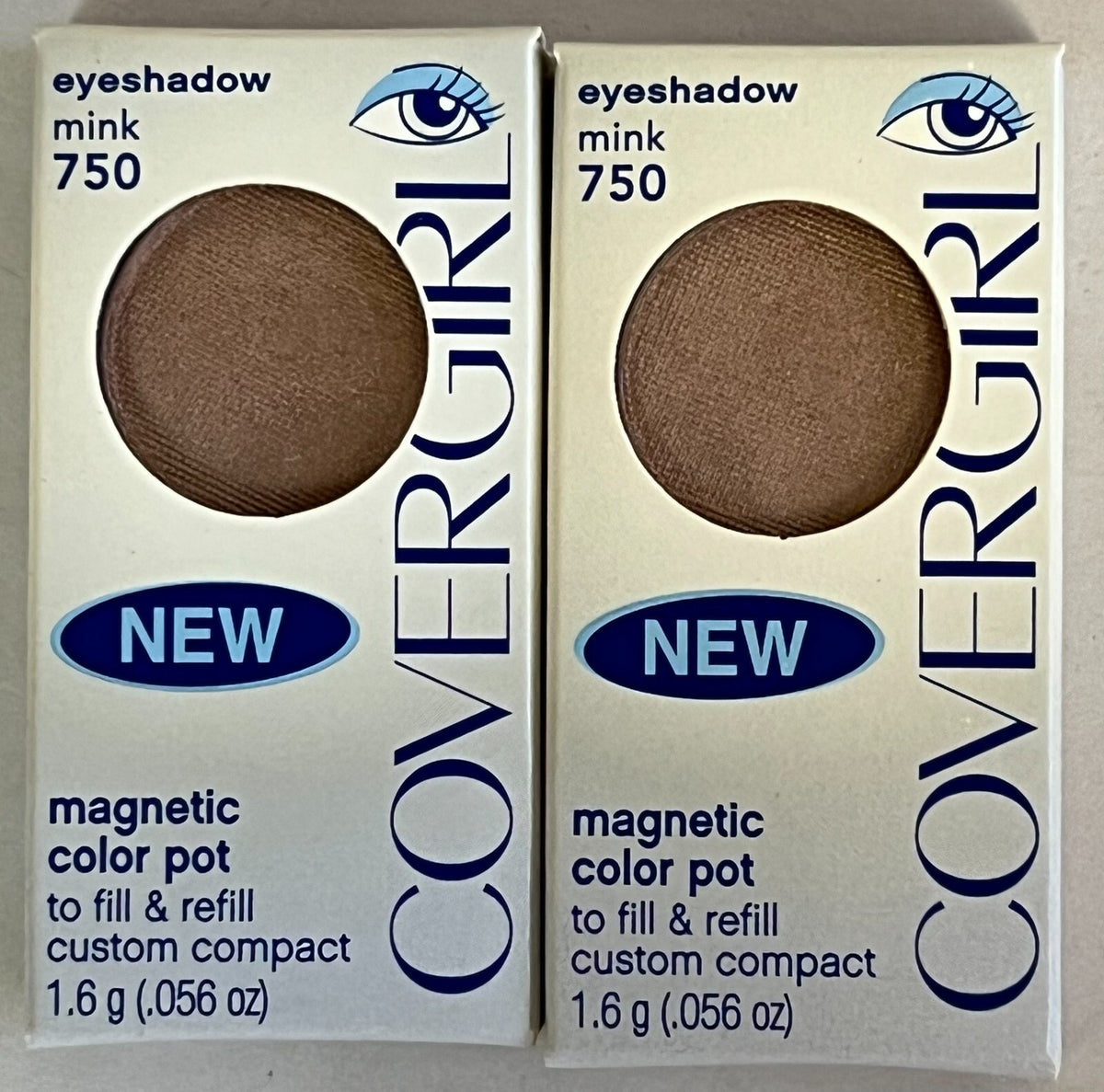 Covergirl Magnetic Color Pot Refill Eye Shadow 6-Pack 1.6g - Mink