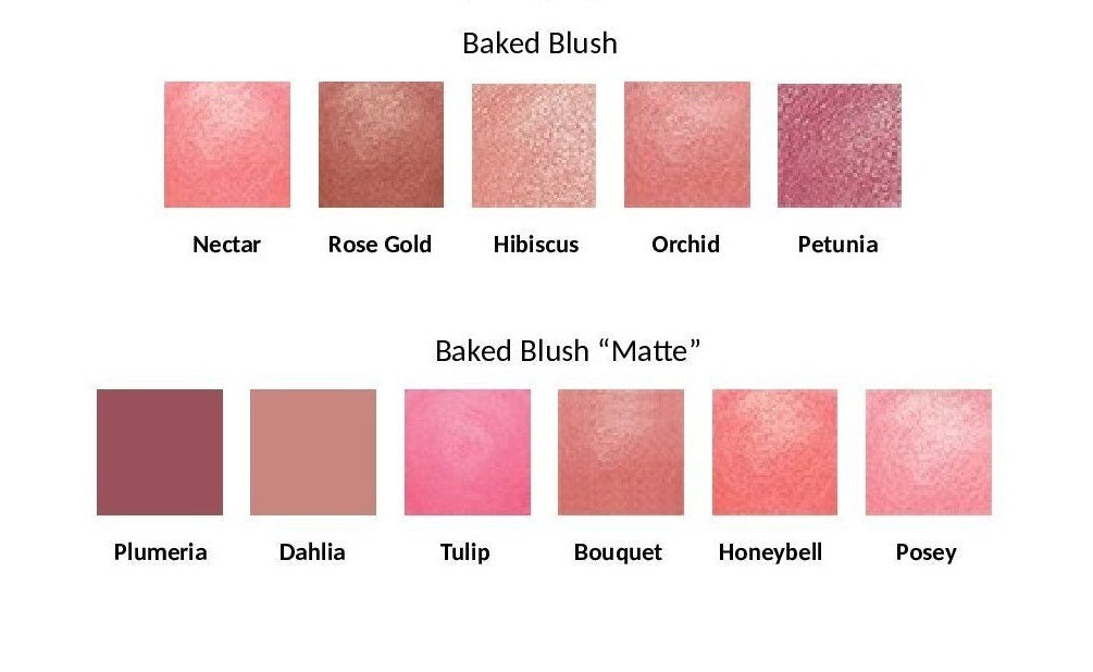 Matte Baked Blush Posey - Highly Pigmented Face Makeup for Natural Finish