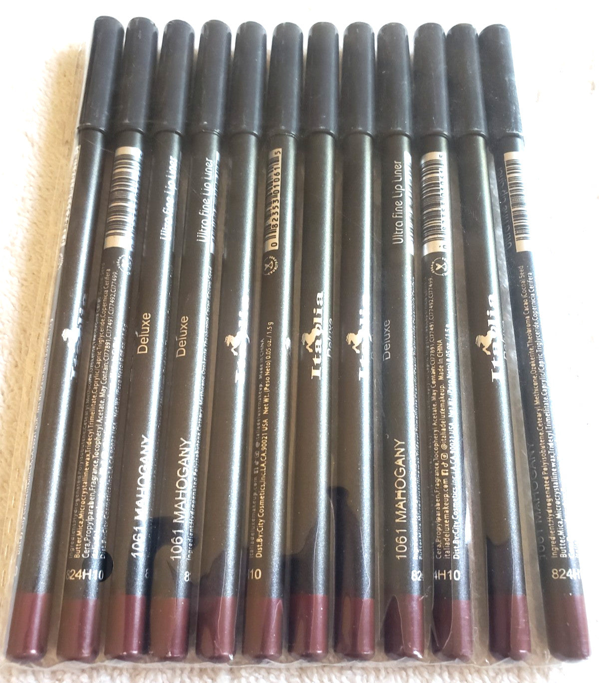 Ultra Fine Lip Liner Pencils - Assorted Colors, Long Lasting, Soft & Smooth