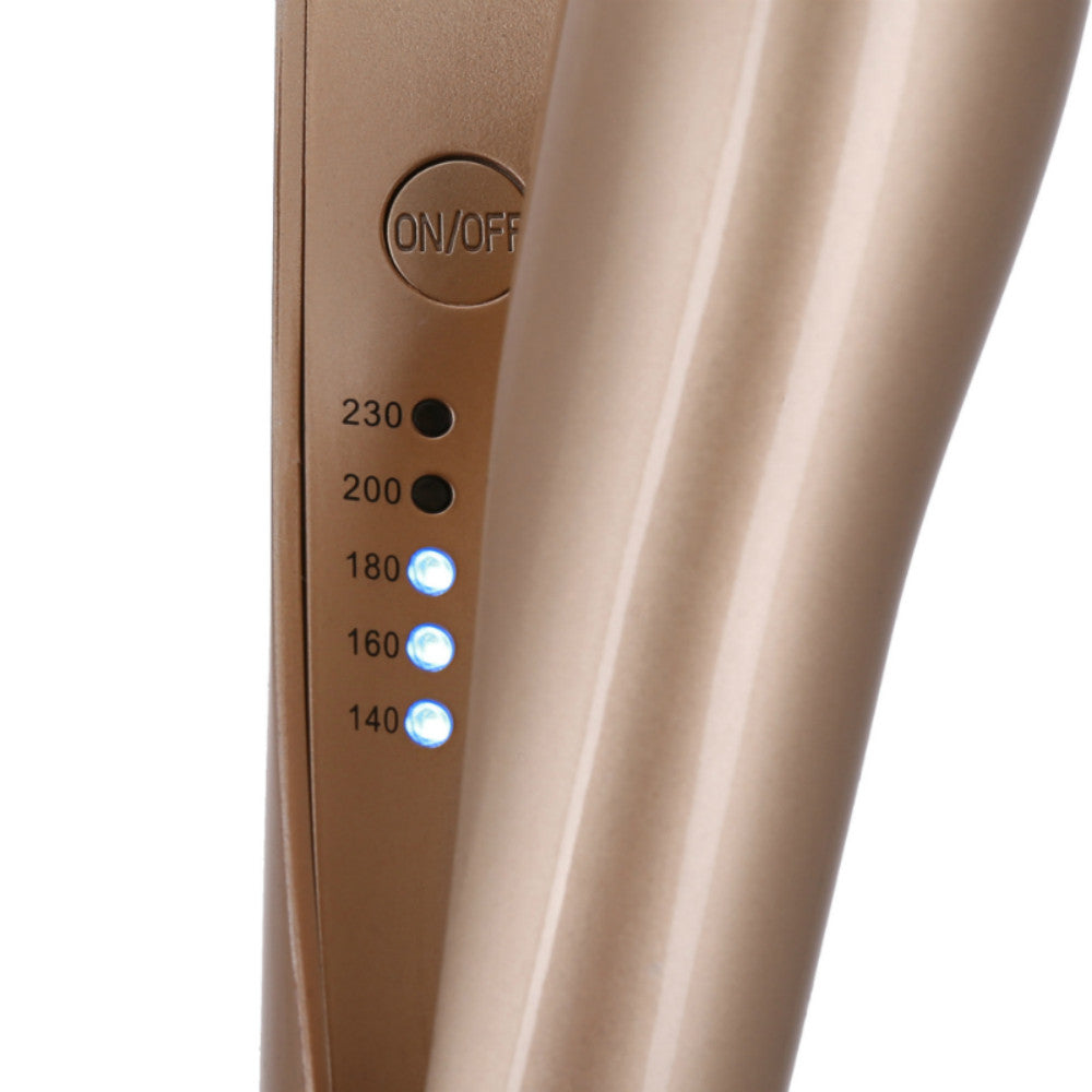 2-in-1 Hair Curler and Flat Iron - Digital Temp Control, Salon Quality