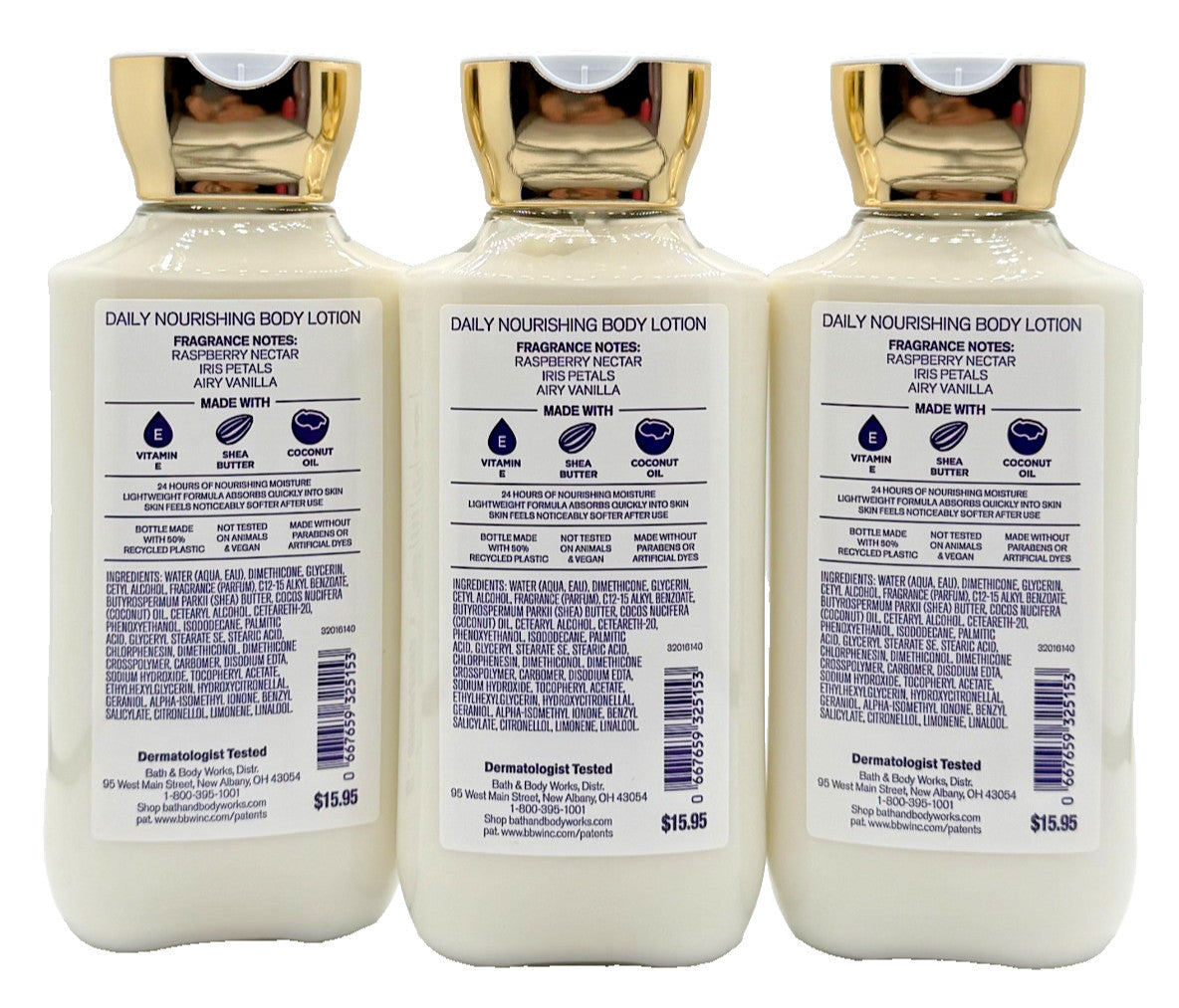 Bath & Body Works Body Lotion - Butterfly, 8 oz (3-Pack)