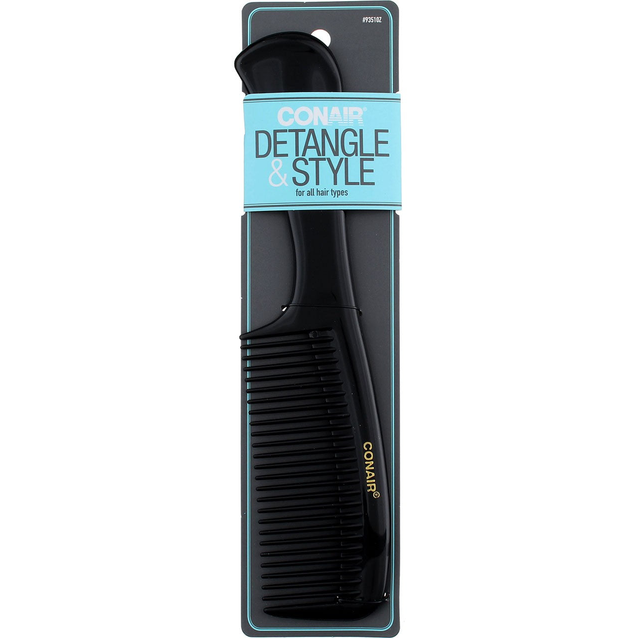 2 Pack Wide-Tooth Detangling Combs for Thick & Curly Hair