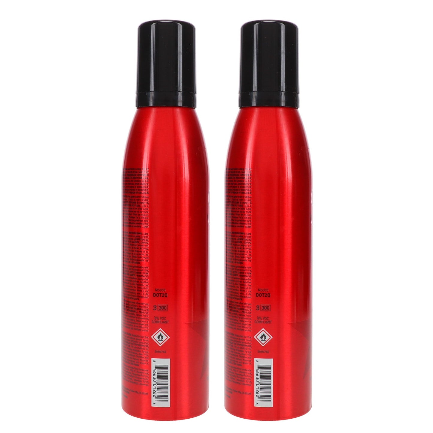 Hair Volumizing Mousse 6.8 oz - Pack of 2 for Frizz Control & Fullness