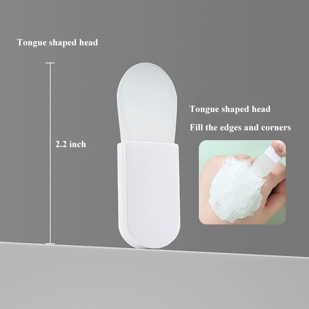 Silicone Face Mask Applicator Brushes 3-Pack - Travel-Friendly Makeup Spatulas