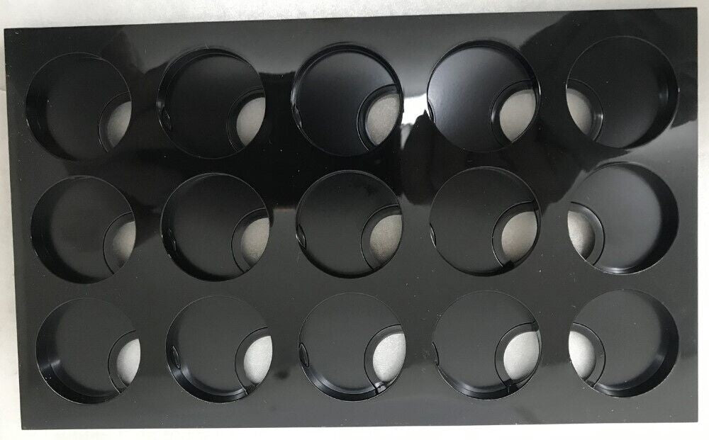 Empty 15-Pan Makeup Palette Inserts for MAC Pro Eyeshadow Palettes - Set of 3