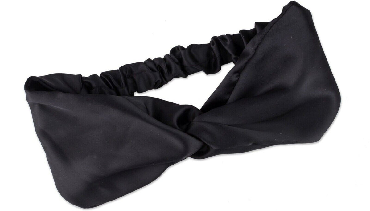 Scunci Real Style U Got This - 1pc Headwrap, Black Silky Feel, SEALED