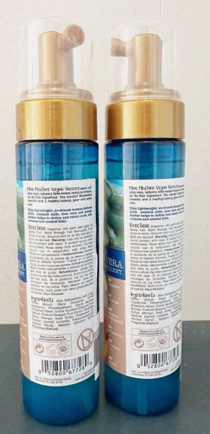 Flexible Hold Coconut Milk Curl Foam Mousse for Curly Hair - 2X