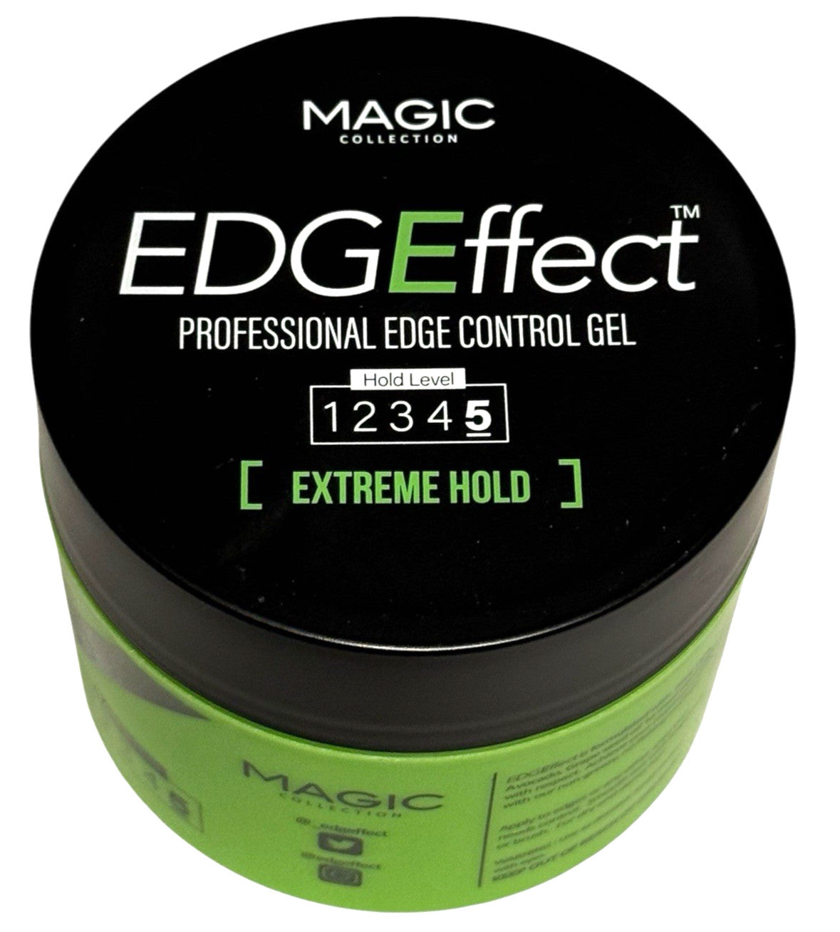 Extreme Hold Edge Control Gel with Avocado & Aloe - 8oz Hair Styling Pomade