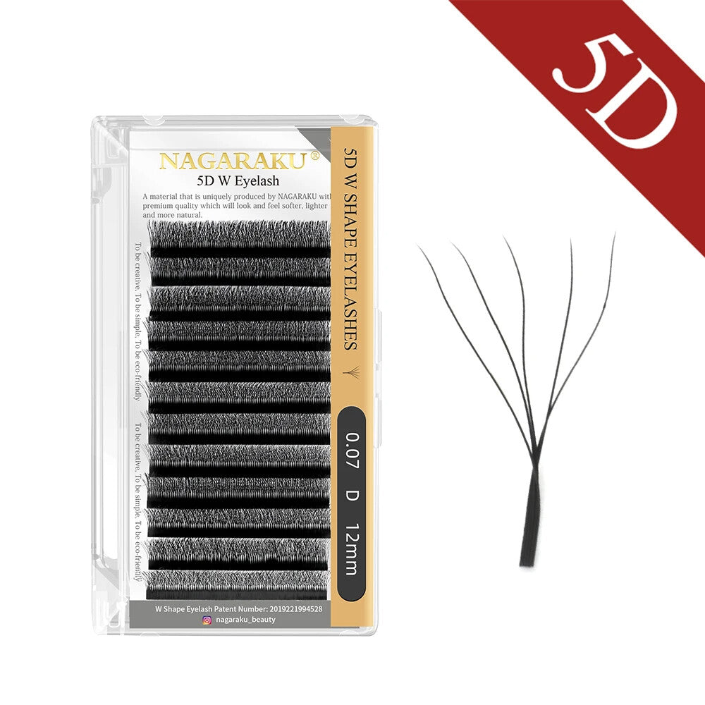 Automatic W Shape 3D-6D Premade Eyelash Extensions for Natural Full Volume