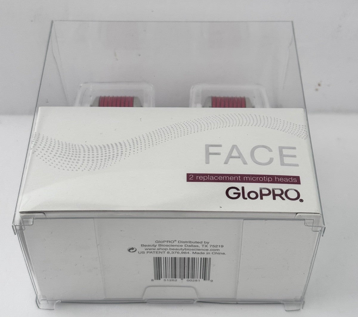 GloPro Microtip Face Replacement Heads - 2 Pack for Skin Care