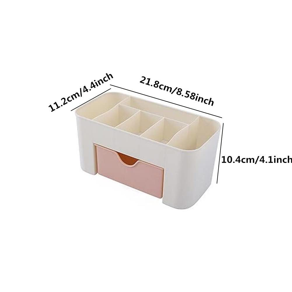 Large Capacity Makeup Organizer for Bathroom & Bedroom - Pink