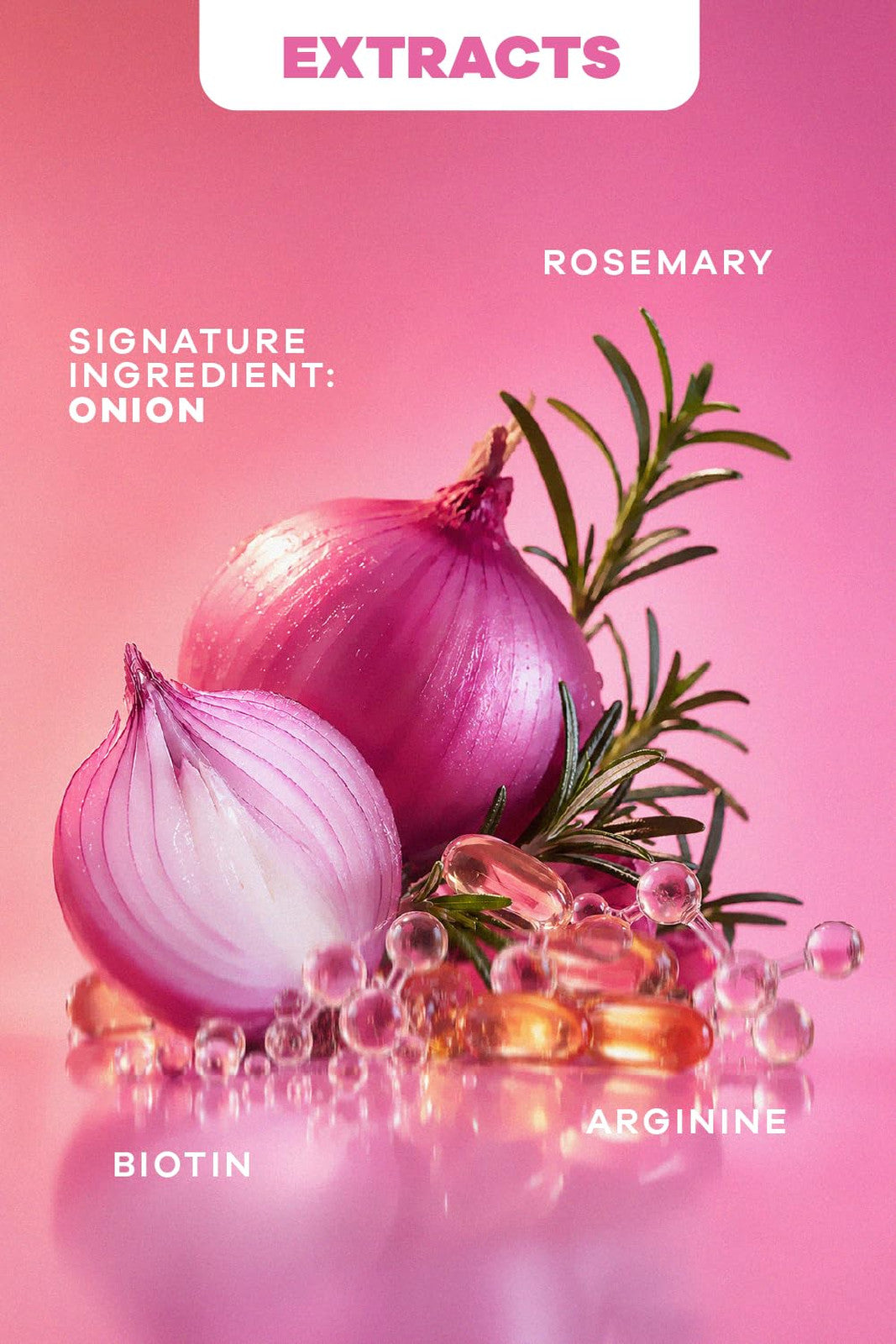 Scalp & Hair Serum with Onion, Biotin & Rosemary - 60ml