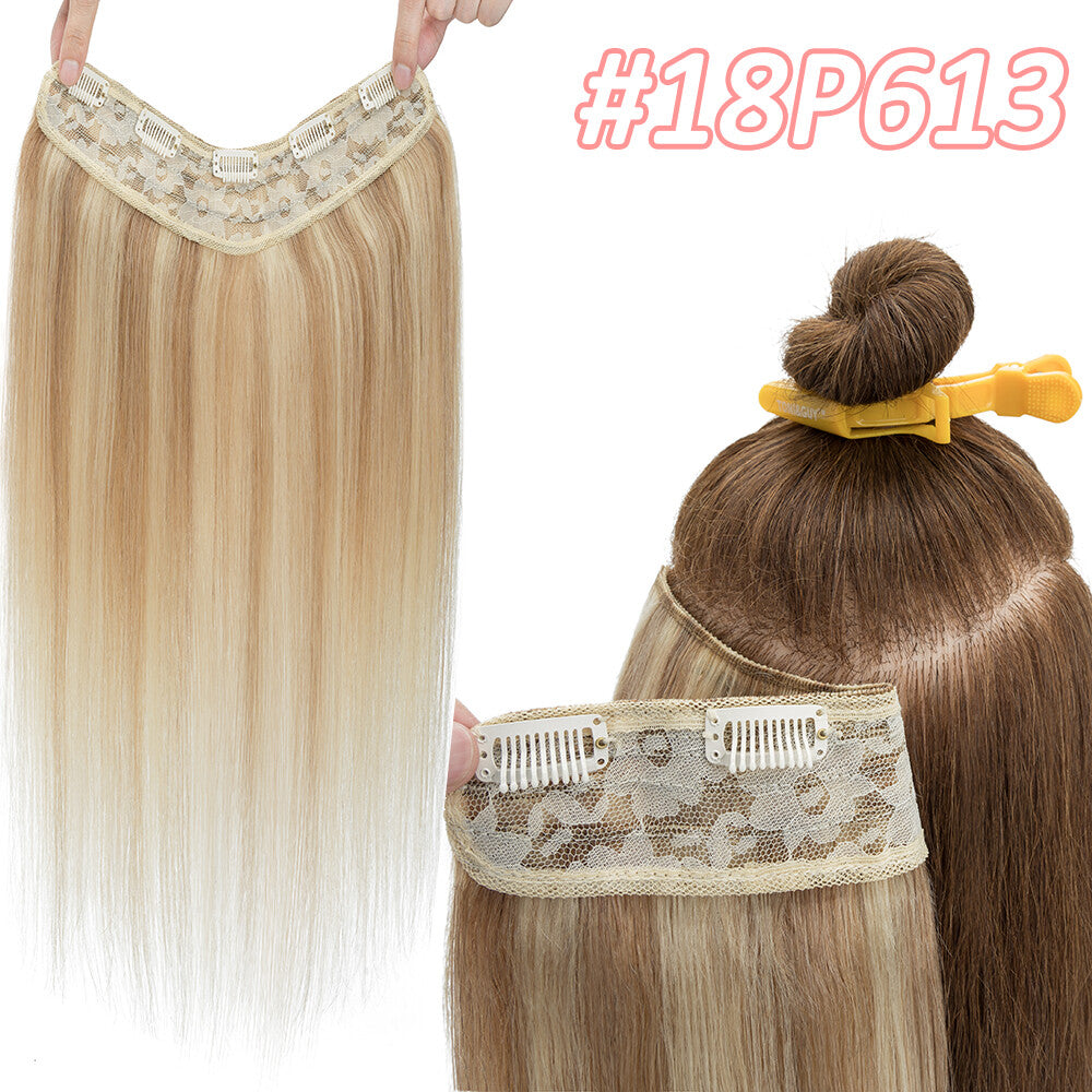 Women Clip-In Remy Human Hair Extensions Full Head Straight Ombre - Multiple Colors & Lengths