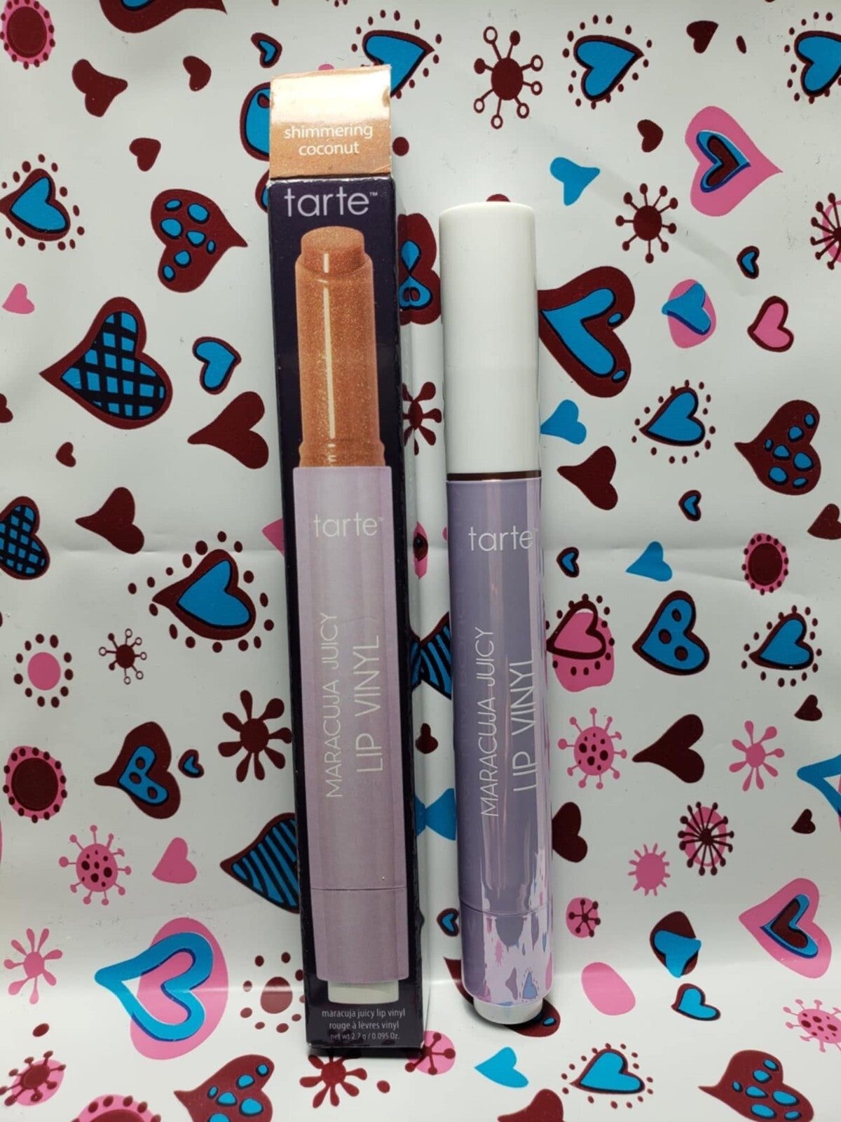 Lip Gloss with Shimmering Coconut Finish - Juicy Lip Vinyl