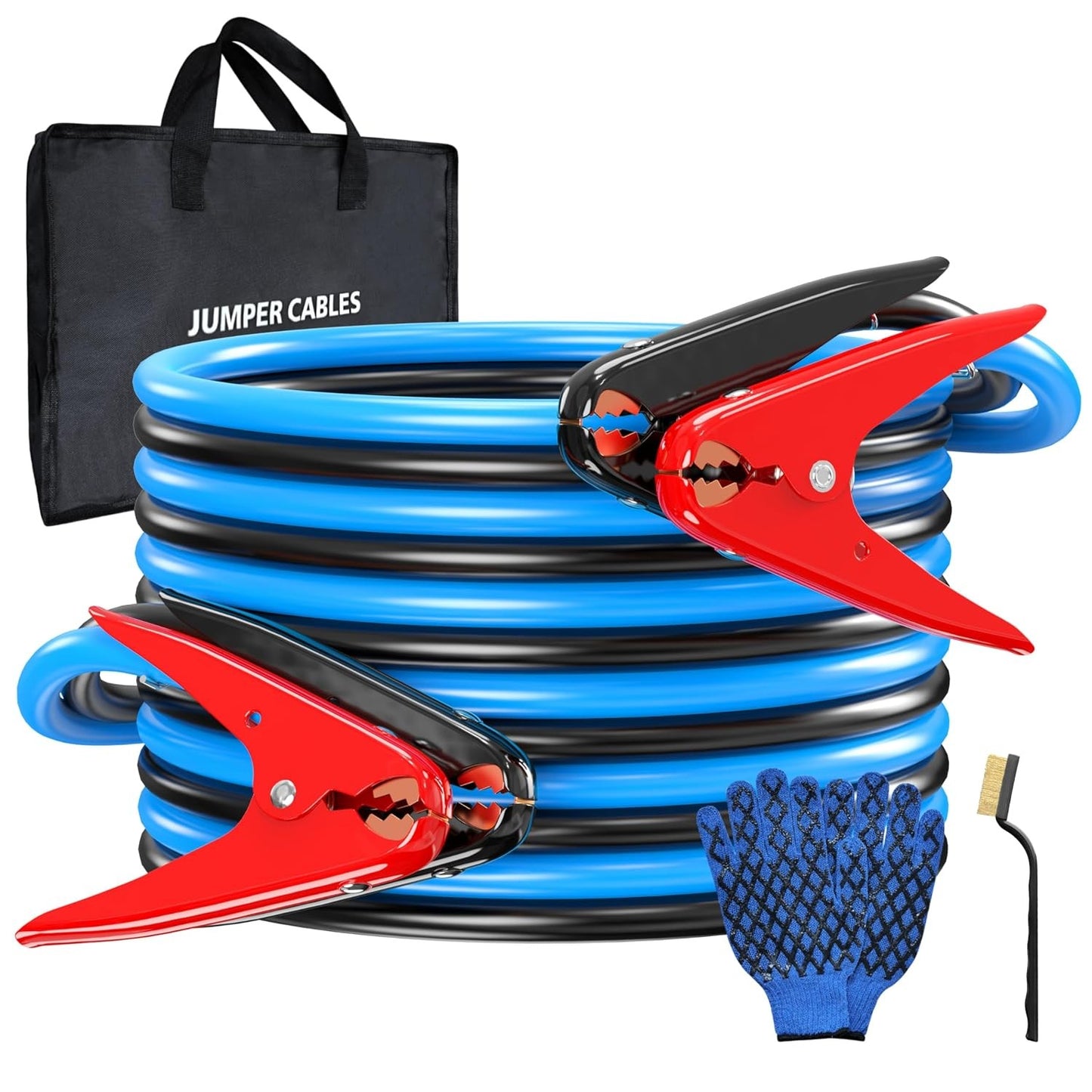 Heavy Duty Car Jumper Cables 20 Feet 800 Amp Automotive Booster Battery