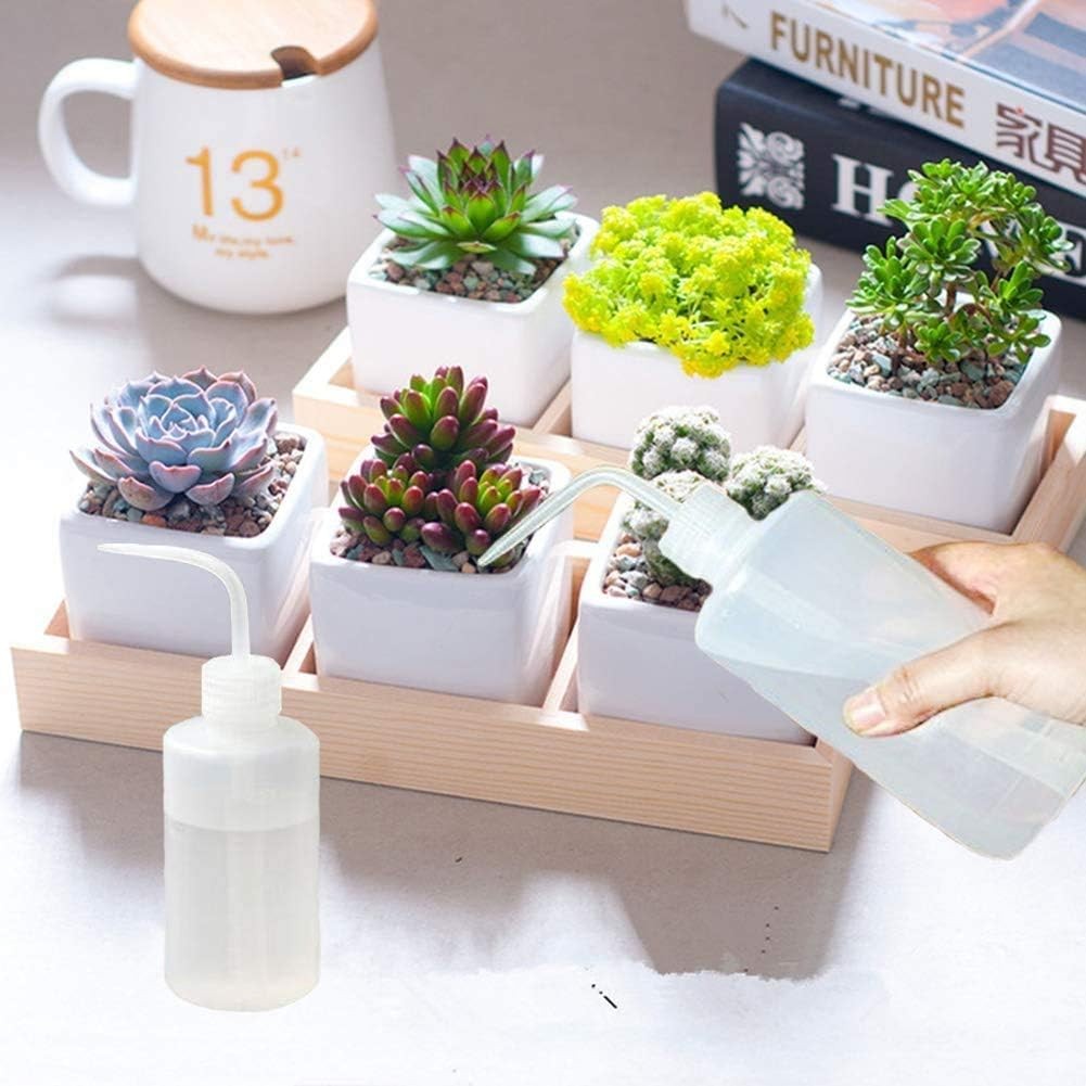 2pcs 500ml Green Plastic Wash Bottles for Lab, Medical, and Plant Care