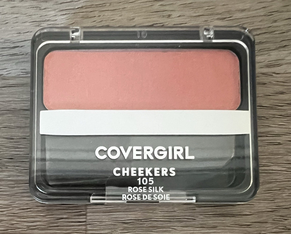 Cheekers Blush - Soft Rose Silk 0.12 oz Face Makeup for Cheeks