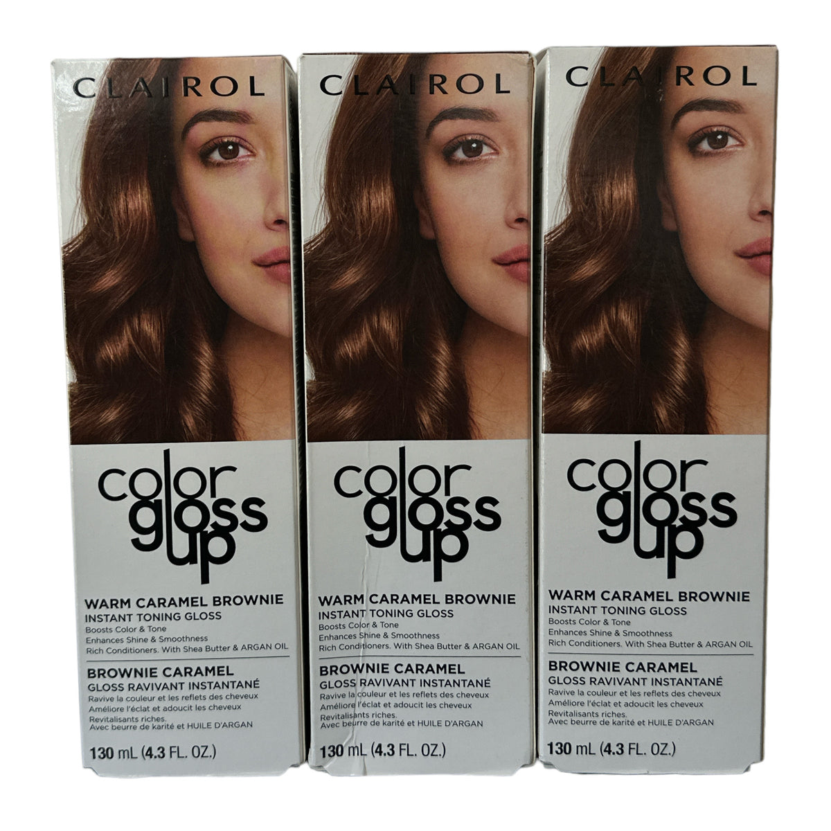 Clairol Color Gloss Up Instant Toning Gloss 4.3oz - Lot of 3
