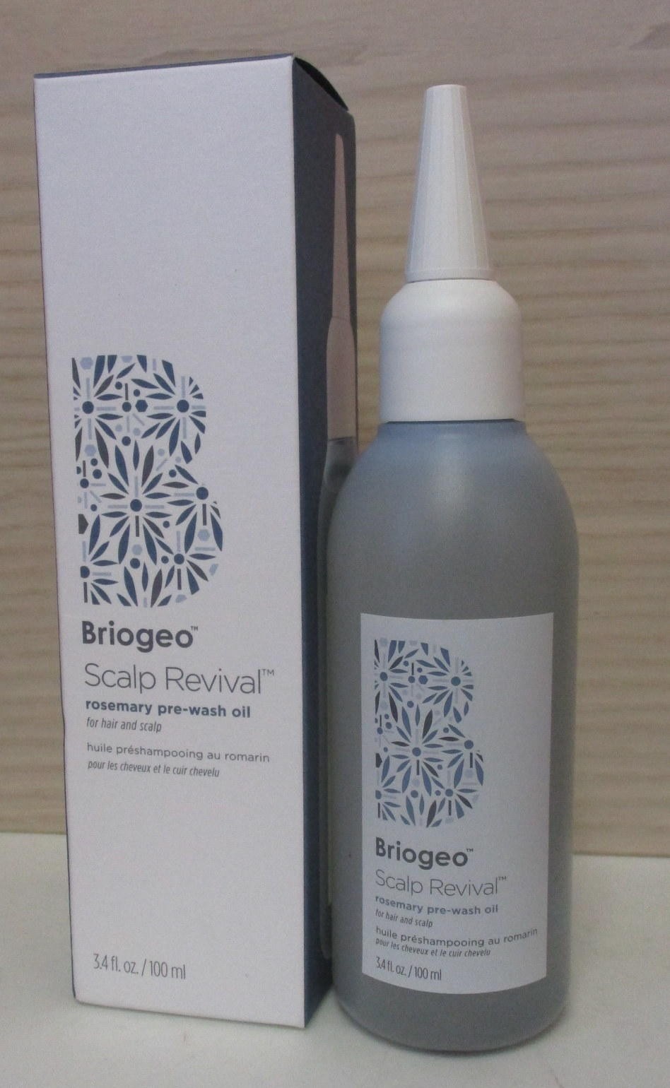 Scalp Revival Rosemary Pre-Wash Oil - Hydrating Hair Treatment 3.4 oz