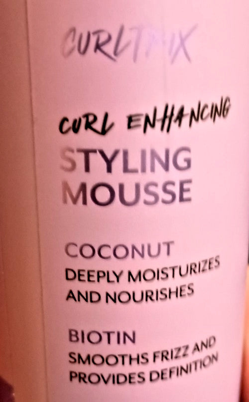 Curl Enhancing Styling Mousse - Reduces Frizz, 9.5 oz for Curly Hair