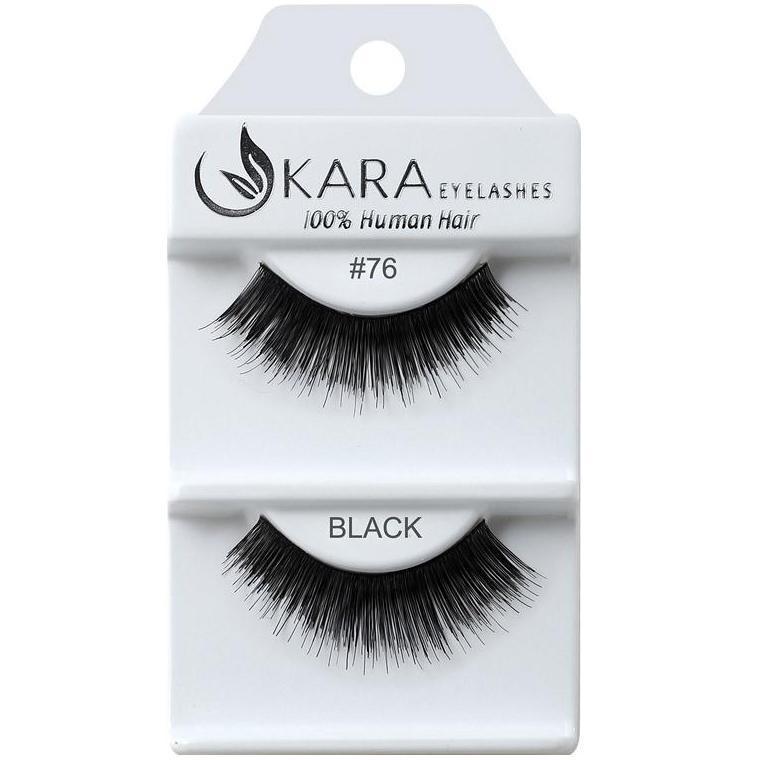 6 Pairs 100% Human Hair False Eyelashes - Kara Assorted Styles