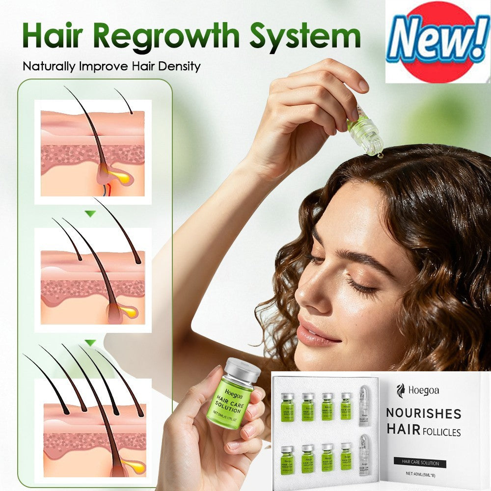 8Pcs Advanced Hair Treatment Ginseng Serum -MICRONEEDLE Regrowth