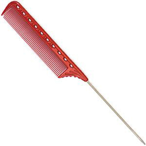 YS Park 102 Super Weaving Winding Tail Comb - Red Carbon, Made in Japan