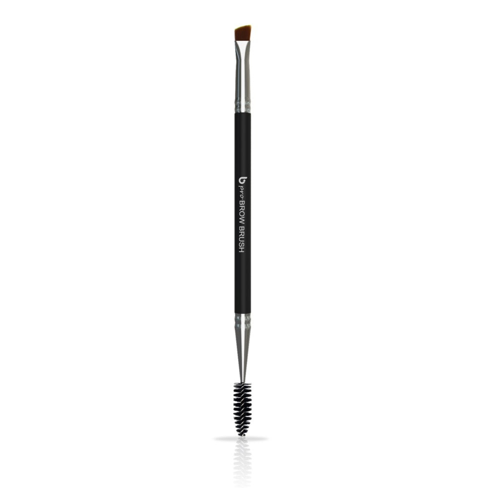 Angled Eyebrow Brush with Spoolie - Makeup Tool for Brows & Grooming