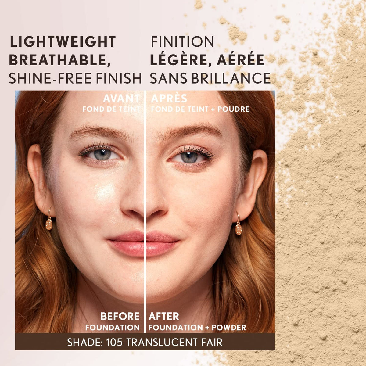 Translucent Loose Face Powder - Natural Finish, Vegan & Fragrance-Free