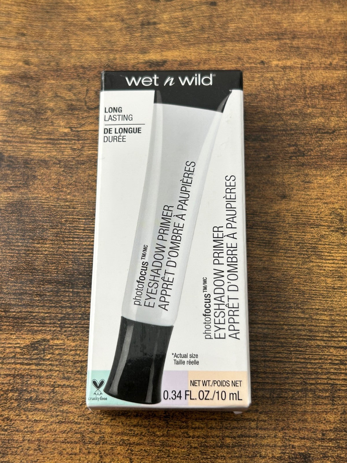 Wet n Wild Photofocus Eyeshadow Primer 0.34 Oz - Long-Lasting Eye Makeup Base