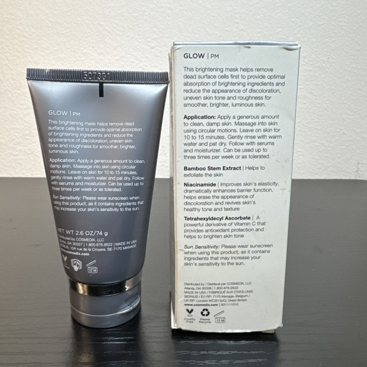 Bamboo Brightening Face Mask - 2.6 oz Skincare